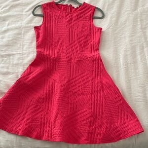 Hot Pink Fit & Flare Skater Dress